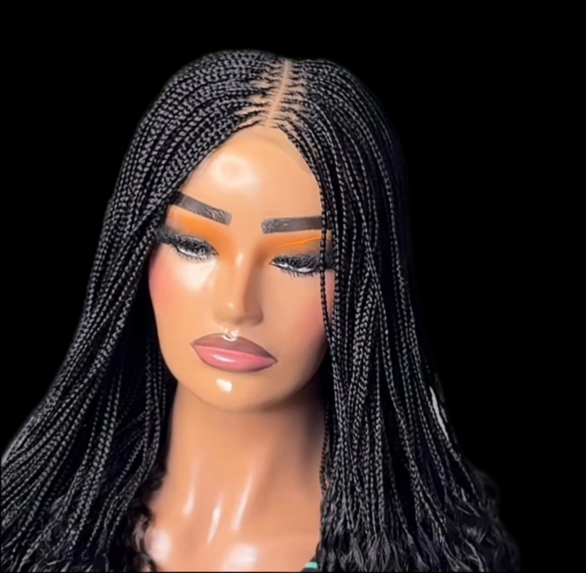 Micro 360 braided wig