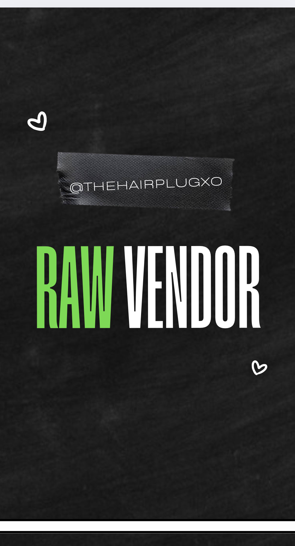 Hair Vendor list (Raw)