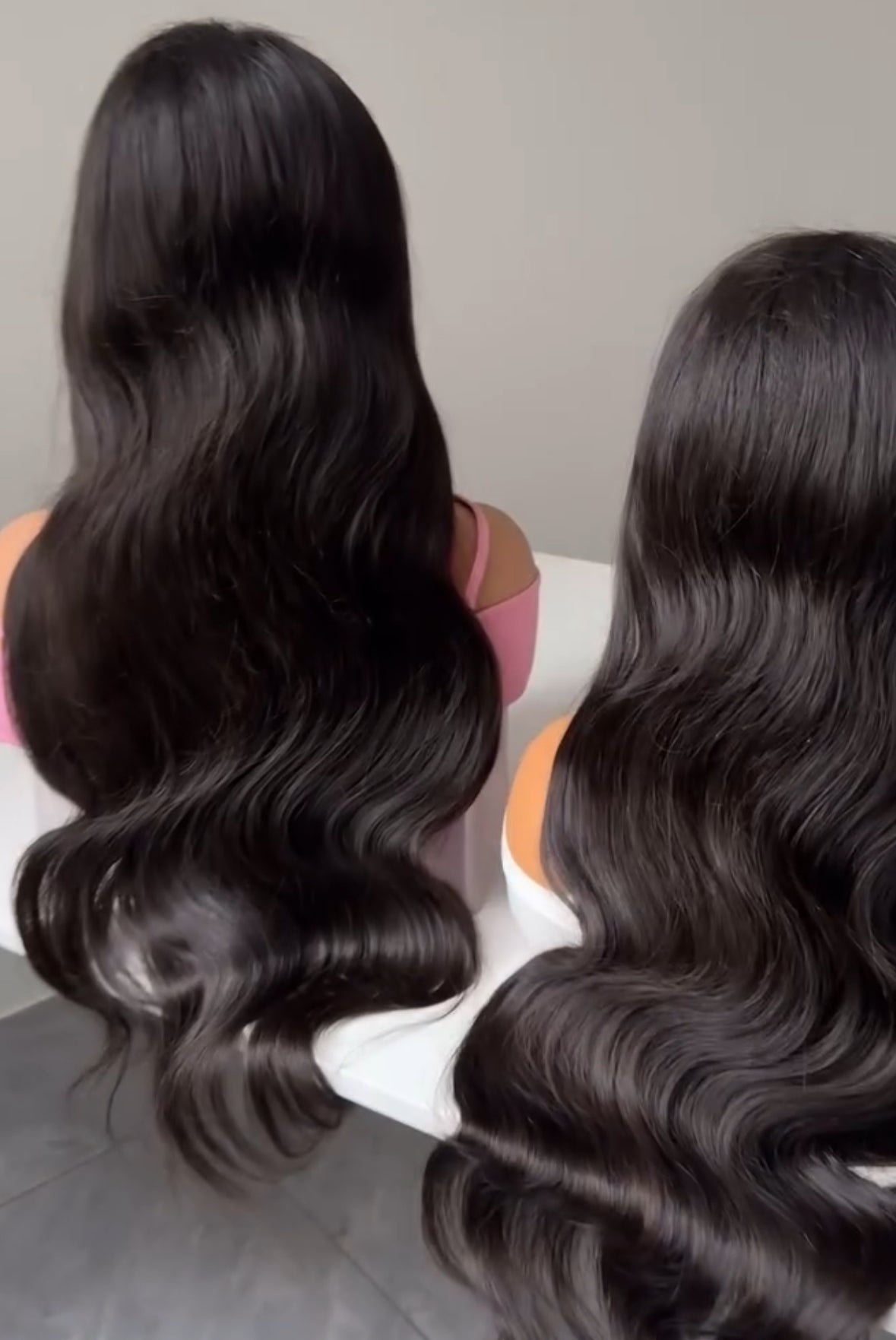 Virgin Hair U part body wave Wig 200%