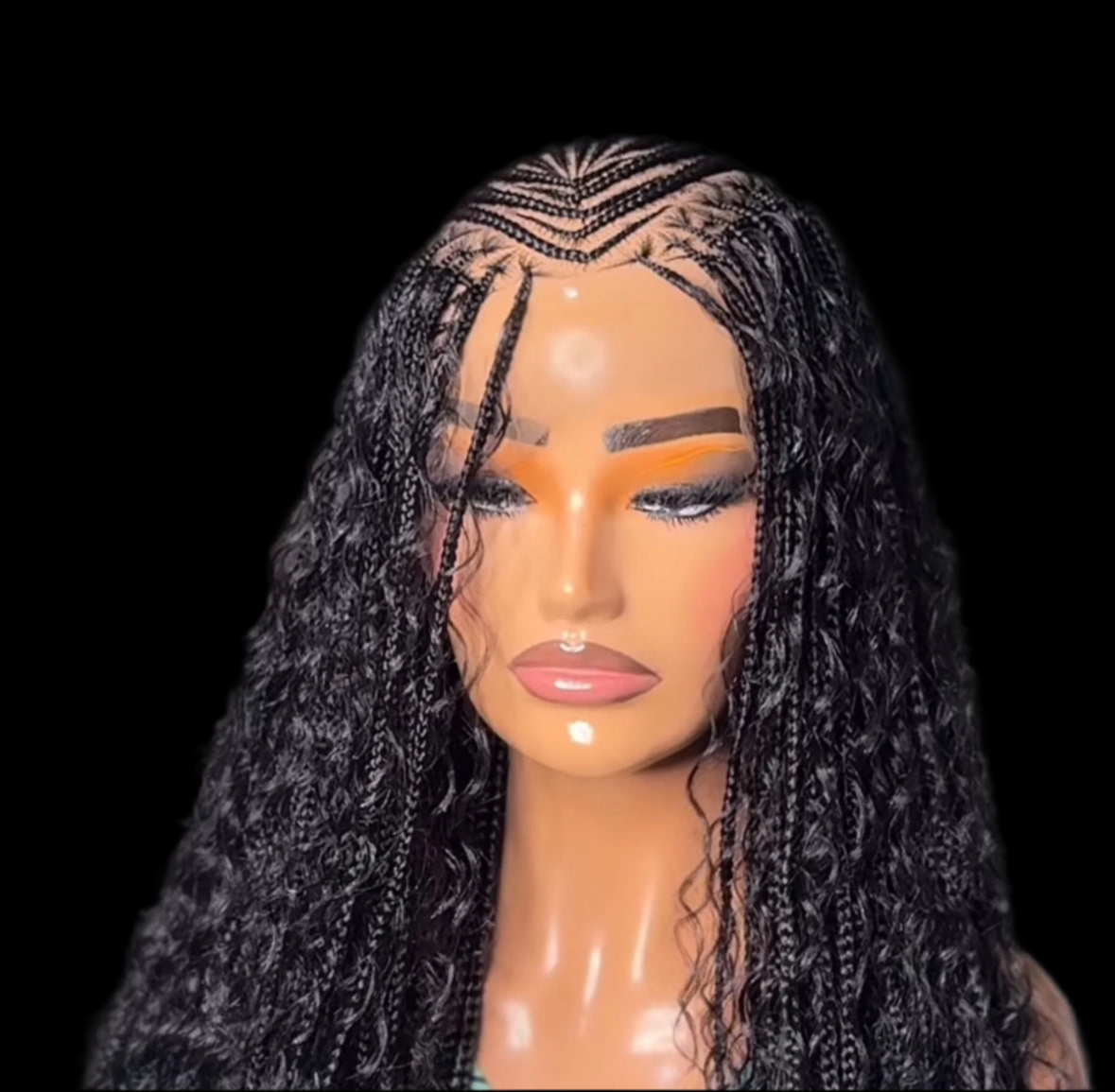 Fulani Braided 360 Wig
