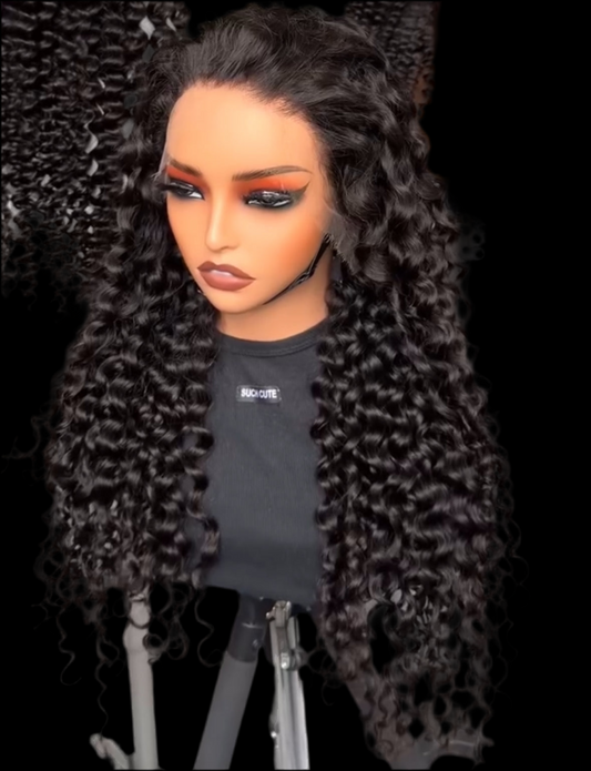 4x4HD 200% Virgin Deep Wave Wig